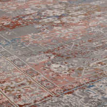 Load image into Gallery viewer, Kleurrijk Tapijt Colourful Vintage Zalm Kleur Laagpolig Vloerkleed Koho Impressive
