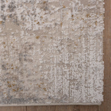 Load image into Gallery viewer, Beige met Grijs en Goud Tapijt Laagpolig Vloerkleed Koho Abstract Reality
