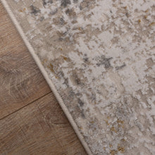 Load image into Gallery viewer, Beige met Grijs en Goud Tapijt Laagpolig Vloerkleed Koho Abstract Reality
