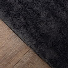 Load image into Gallery viewer, Antraciet Tapijt Wasbaar Laagpolig Vloerkleed met Anti Slip Koho Soft Comfort Wasbaar op 30°
