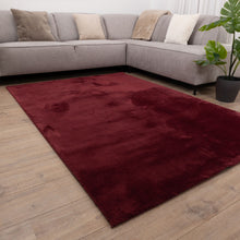 Load image into Gallery viewer, Rood Tapijt Wasbaar Laagpolig Vloerkleed met Anti Slip Koho Soft Comfort Wasbaar op 30°
