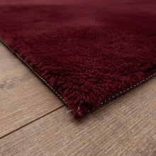 Load image into Gallery viewer, Rood Tapijt Wasbaar Laagpolig Vloerkleed met Anti Slip Koho Soft Comfort Wasbaar op 30°
