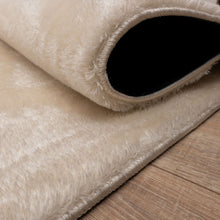 Load image into Gallery viewer, Crème Tapijt Wasbaar Laagpolig Vloerkleed met Anti Slip Koho Soft Comfort Wasbaar op 30°
