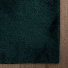 Load image into Gallery viewer, Groen Tapijt Wasbaar Laagpolig Vloerkleed met Anti Slip Koho Soft Comfort Wasbaar op 30°
